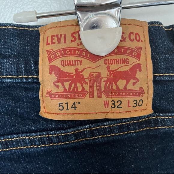 Levi’s 514 dark was jeans 32 x 30 nwot - Picture 4 of 5
